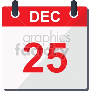 christmas calendar dec 25th icon