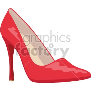 red stiletto heels