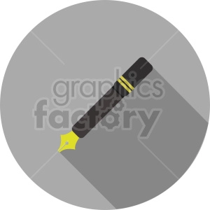 ink pen vector clipart 1