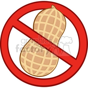 no peanuts sign