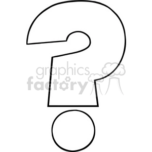 6247 Royalty Free Clip Art Cartoon Question Mark