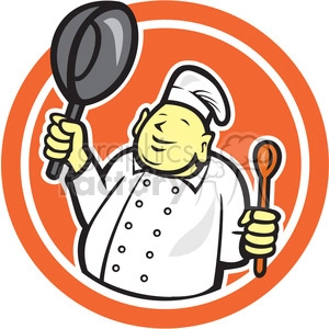 chef buddha sitting logo