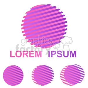 logo template circle 012