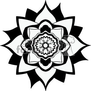 mandala geometric vector design 012