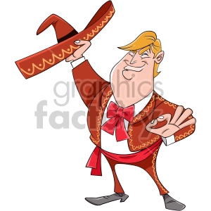 Donald Trump dressed spanish outfit