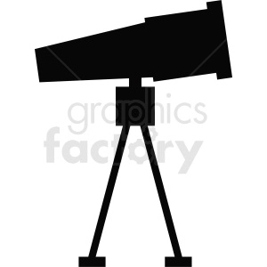 telescope vector clipart