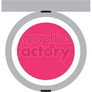 makeup blush kit vector clipart