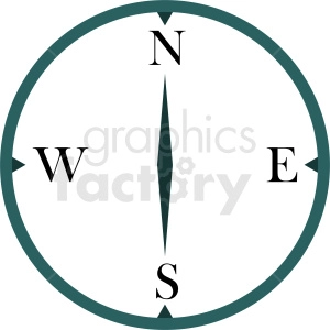 compass vector clipart