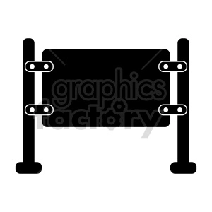 blank sign vector clipart