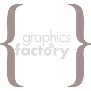 graffa symbol vector art