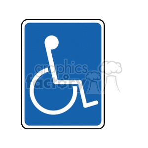 handicap sign