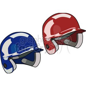 Baseball batting helmets