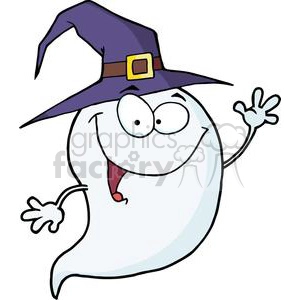 3202-Happy-Halloween-Ghost-Flying