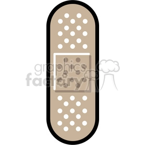 digital band aid black outline