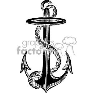 vintage anchor vector vintage 1900 vector art GF