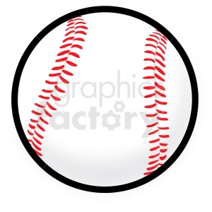 baseball vector clipart no background