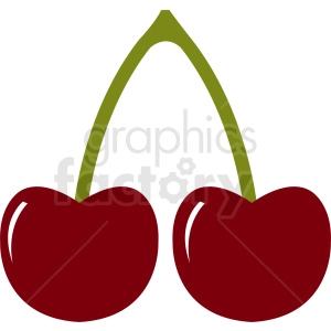 vector cherry clipart