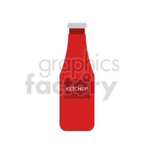 ketchup vector clipart