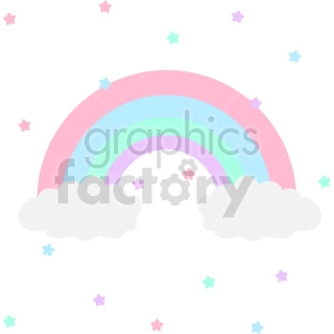 rainbow vector clipart