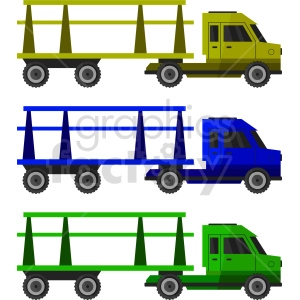 car hauler vector graphic bundle