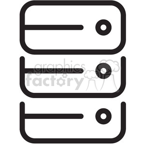 servers vector icon