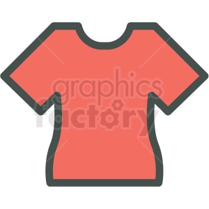 t shirt vector icon clip art