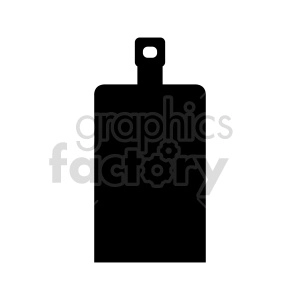 cutting board silhouette vector clipart