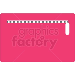 pink clutch purse vector clipart