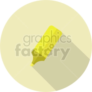 highlighter vector clipart 3