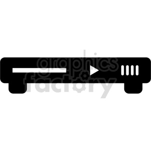 dvd player vector icon