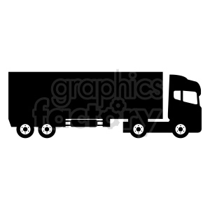 18 wheeler truck vector clipart