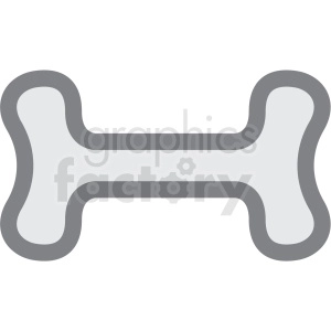 dog bone vector icon clipart