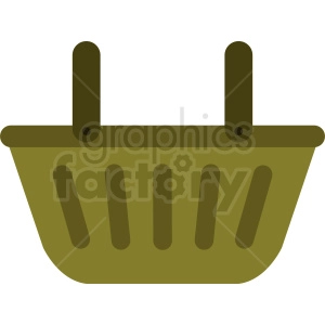 picnic basket vector clipart