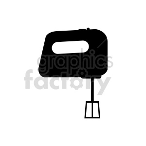 food mixer vector outline