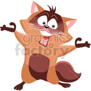 cartoon squirrel clipart