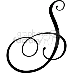 The clipart image shows a monogram letter 