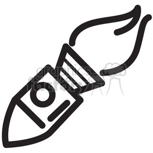 rocket spaceship vector icon