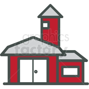 barn vector icon