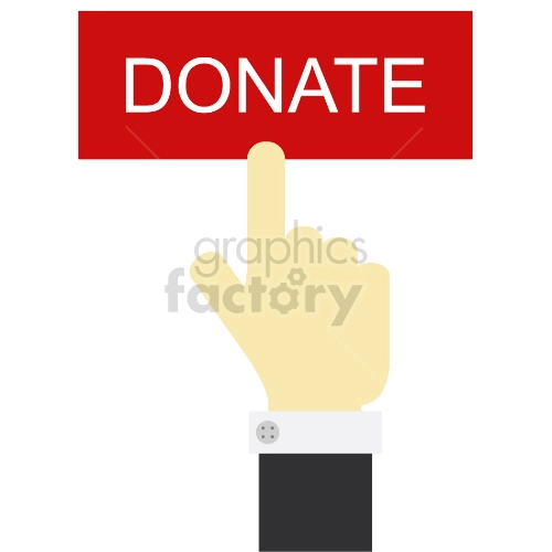 donate vector clipart