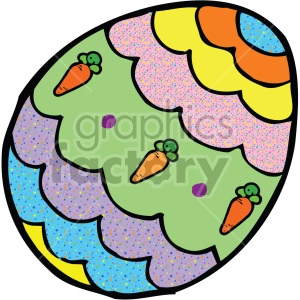 colorful easter egg