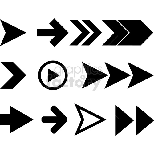 arrow ends clipart bundle