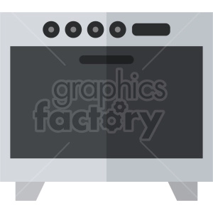 isometric oven vector icon clipart 2