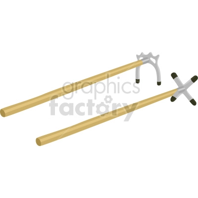 billiard pool sticks vector clipart