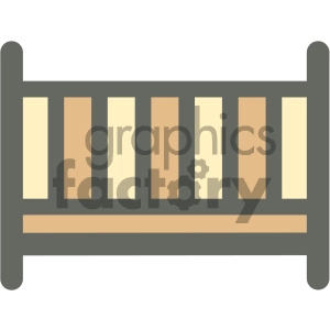 crib furniture icon