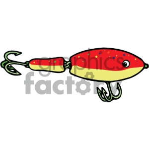 fishing lure 001 vector image