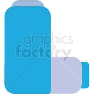 asthma inhaler vector icon