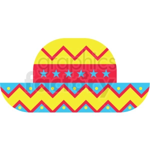 mexican hat vector clipart