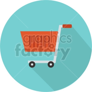 shopping cart vector clipart 2