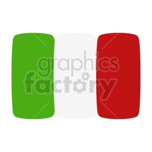 italian flag graphic