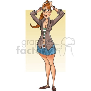 cartoon female